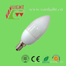 Vela forma CFL 5W (VLC-CDL-5W), lámpara ahorro de energía